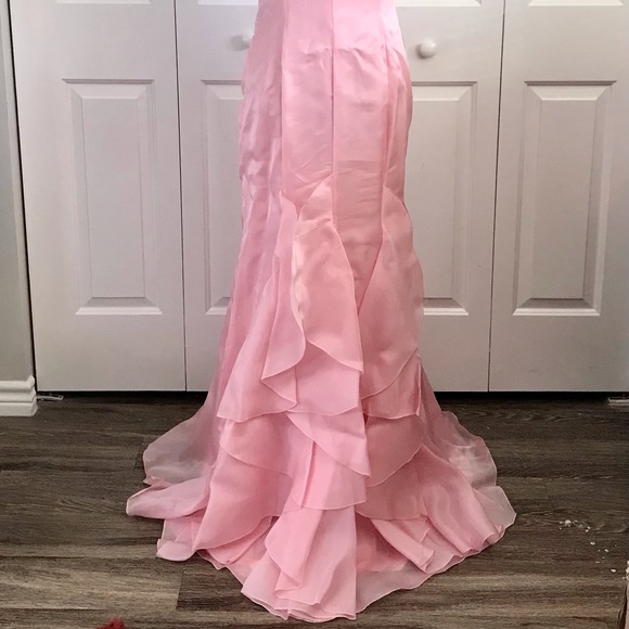 Ralph Lauren Gown 12 (Fit Sz 10) Purple Label - Runway 100% Silk - Picture 5 of 16